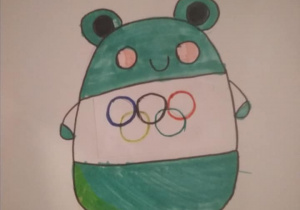 Maskotki igrzysk olimpijskich zaprojektowane przez uczniów.